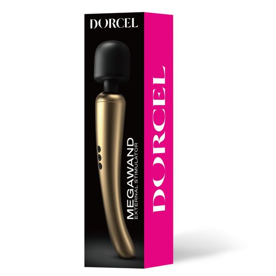 Потужний вібромасажер Dorcel Megawand Gold який перезаряджається, 160 режимів | Зображення 3