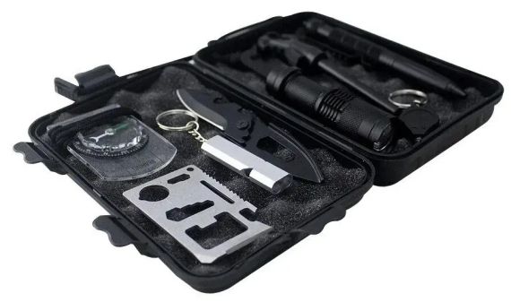 Туристический набор инструментов для выживания 8 предметов | Зображення 1