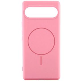 Чехол Silicone Cover Lakshmi (AA) with MagFit для Google Pixel 9 / 9 Pro Розовый / Light pink