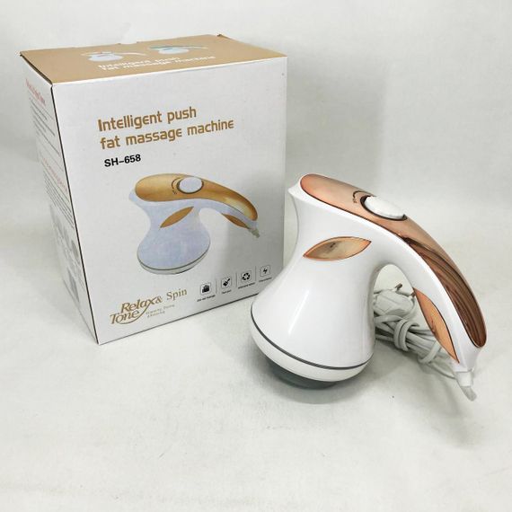 Масажер для тіла Relax and Spin Tone SH-658, вібро антицелюлітний масажер. Колір: жовтий | Зображення 3