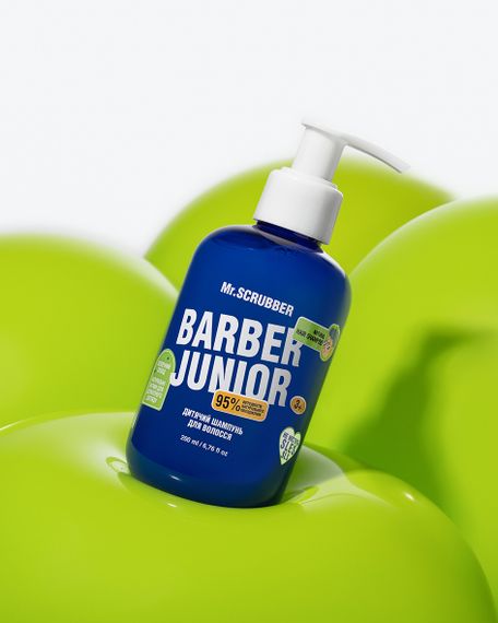 Детский шампунь для волос Mr. Scrubber Barber Junior (200 ml) | Зображення 1