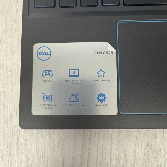Игровой ноутбук Б-класс Dell G3 3590 / 15.6" (1920x1080) IPS / Intel Core i5-9300H (4 (8) ядра по 2.4 - 4.1 GHz) / 8 GB DDR4 / 512 GB SSD / nVidia GeForce GTX 1660 Ti Max-Q, 6 GB GDDR6, 192-bit / WebCam б/у | Зображення 4