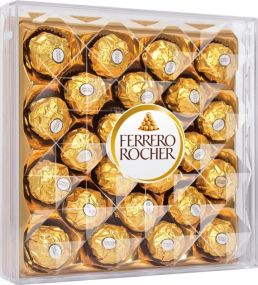 Конфеты шоколадные Ferrero Rocher, 300г, Германия, с цельным лесным орехом,
