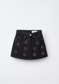 Підліткова джинсова спідниця для дівчинки Zara 164 см Чорна (26021709F)