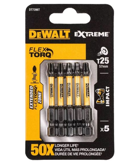 Набір біт DeWalt IMPACT TORSION ударні Torx (DT7396T)