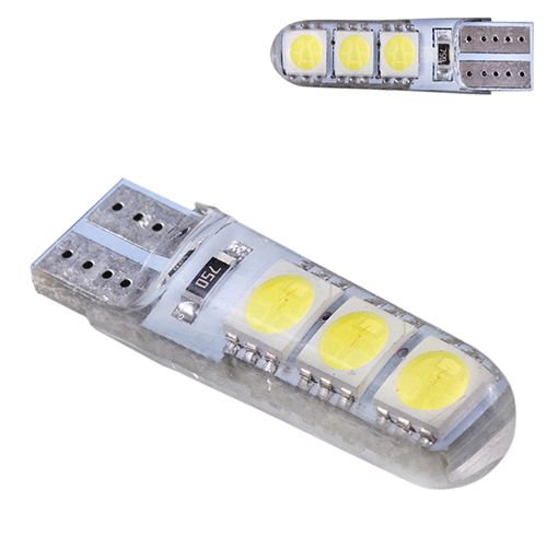 Лампа PULSO/габаритна/LED T10/6SMD-5050 static/12v/0.5w/240lm White | Зображення 1