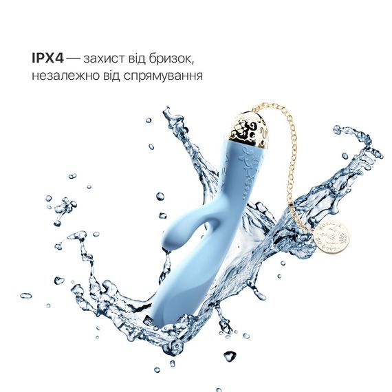 Смартвібратор-кролик Zalo — Rosalie Royal Blue | Зображення 6