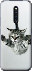 Чехол на Vivo X27 Pro Летящий котёнок "2322u-1772-17620"