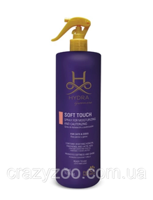 Спрей для собак та котів Hydra Soft Touch зволожуючий та відновлюючий шерсть 500 мл 025757