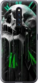 Чехол на Vivo X27 Pro Череп-часы "4100u-1772-17620"