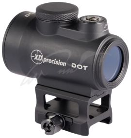 Коллиматорный прицел XD Precision DOT 1x30 3 MOA Weaver закрытого типа из авиационного алюминия