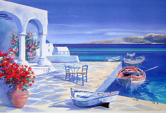 Лазурь Санторини