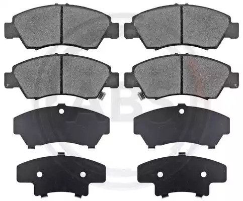 Колодки передні гальмівні Honda Civic 87-01 (sumitomo), ABS (36784) | Зображення 1