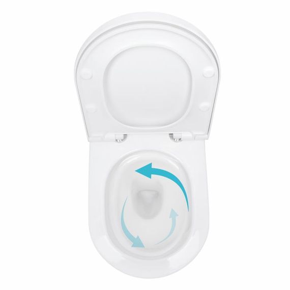 Унітаз підвісний Qtap Robin ML Ultra Quiet 520×365×365 мм, із сидінням Soft-close MagLock, White QTROBML26W49623 | Зображення 5