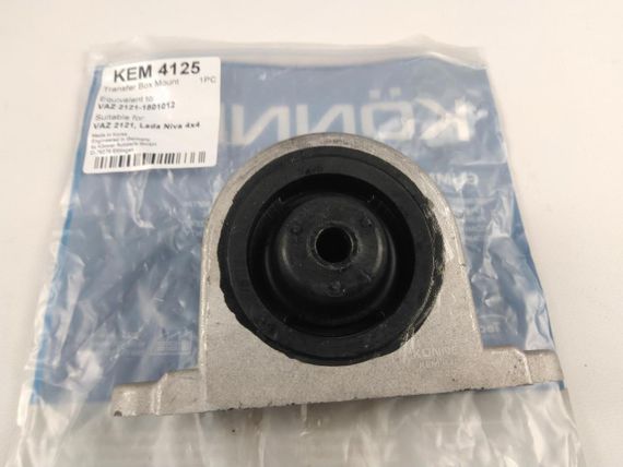 Подушка роздавальної коробки ВАЗ 2121, KONNER (2121-1801010-02) (KEM-4125)
