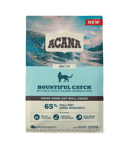 Сухой корм для котов Acana Bountiful Catch с рыбой 1.8 кг a71443