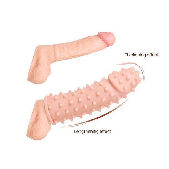 Насадка на член Kokos Extreme Sleeve ES.03 розмір M, потовщувальна, стимулюючий рельєф Sex Aura | Зображення 2