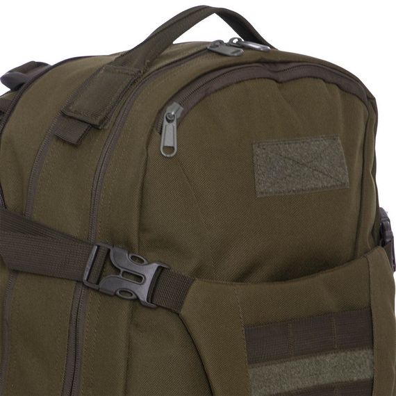 Тактичний триденний штурмовий рюкзак Silver Knight TY-9396, 24 л (49×27×18 см) Олива | Зображення 6