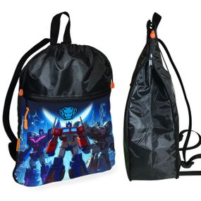 Рюкзак-мішок для школи "Трансформери" - дитяча сумка для взуття та спортивного одягу (01449)