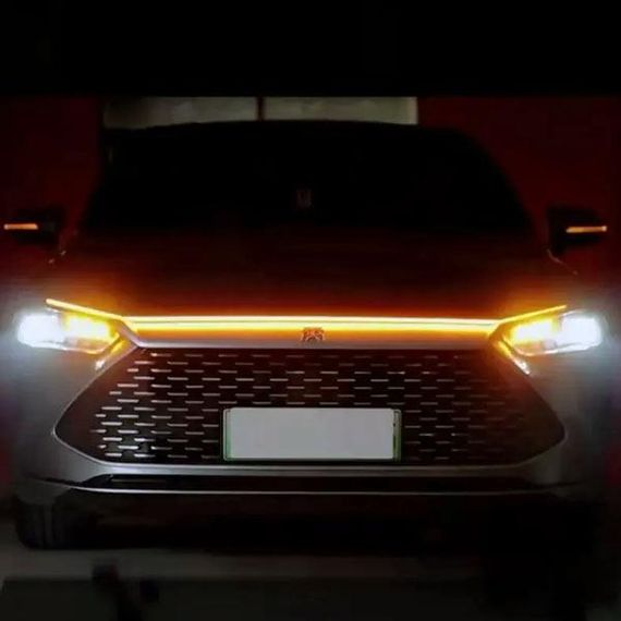 LED стрічка підсвітка капота 120 см два кольори 12В світлодіодна багатофункціональна | Зображення 8