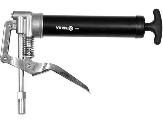 Шприц мастильний з пістолеподібним важілем VOREL, V= 120 мл VR-78039