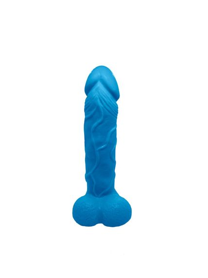 Крафтове мило-член із присоскою Чистий Кайф Blue size L, натуральне | Зображення 2