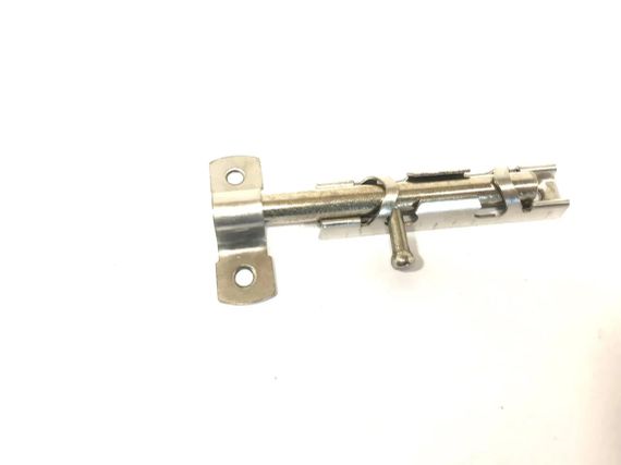 Шпингалет дверной Харьков цинк малый 80 мм