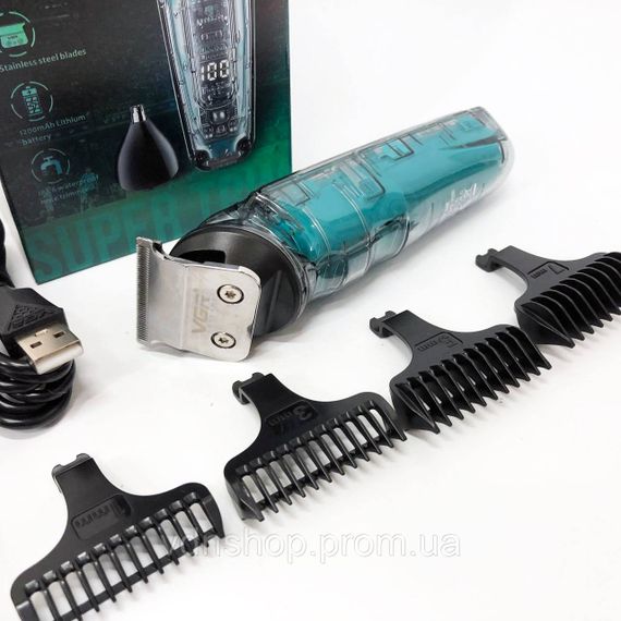 Електрична машинка тример для волосся і бороди VGR V-949, Машинка для стрижки на акумуляторі BN-15 | Зображення 9