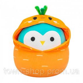 Мягкая игрушка Squishmallows - Сова Винстон (30 cm, в одежде)