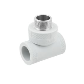 Трійник поліпропіленовий PPR Raftec 25мм ЗЗ 1/2" RMT2501