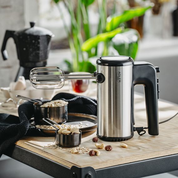 Миксер ручной Adler AD 4232, кухонный миксер 900 Вт, 5 скоростей, Turbo, насадки для теста и крема | Зображення 6