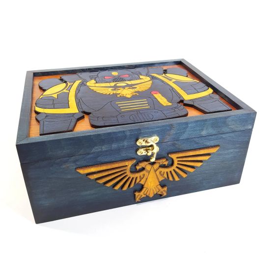 Ящик с крышкой Warhammer 24,5х19,5х10,8 см Мастерская мистера Томаса Дерево Лак | Зображення 5