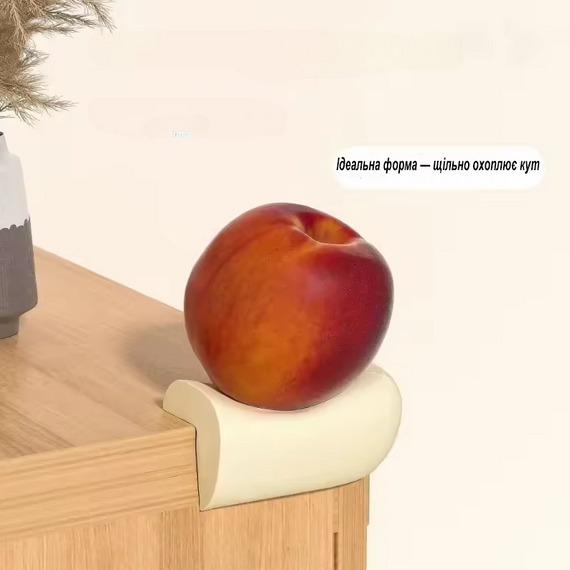 Защита на углы для детей из пены ЕВА набор 4шт цвет молочно-белый. Защита от ушибов и травм для детей | Зображення 5