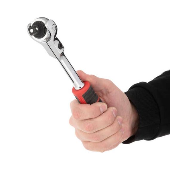 Рукоятка з храповим механізмом поворотна STORM, 72 зуба 1/2", Cr-V INTERTOOL ET-8009 | Зображення 5