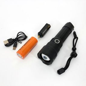 Ліхтар вуличний ручний, Кращий тактичний ліхтар для дому з зарядкою від розетки LC-57