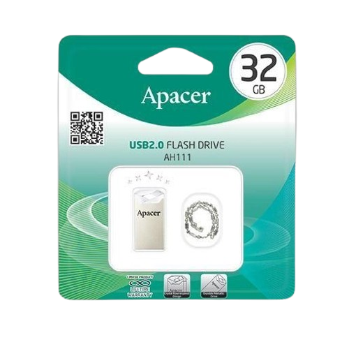 Флешка 32Гб USB 2.0 AP32GAH111CR-1 Apacer | Зображення 3