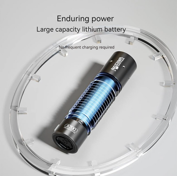 Ліхтар портативний акумуляторний ручний кишеньковий, алюмінієвий корпус WARSUN A700 700Lm | Зображення 3