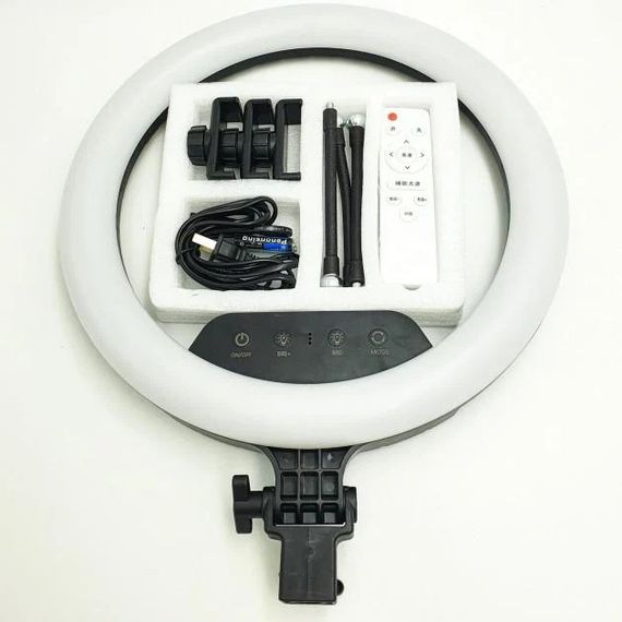 Кольцева LED лампа з пультом управління XPRO LS-360 36см (MER-14399_737)
