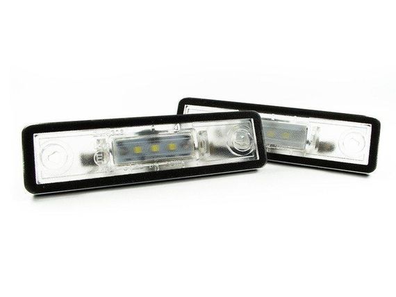 Seat Toledo II (99-04) світлодіодні LED лампи підсвітка номерного знака (2 шт комплект), Сеат Толедо | Зображення 2