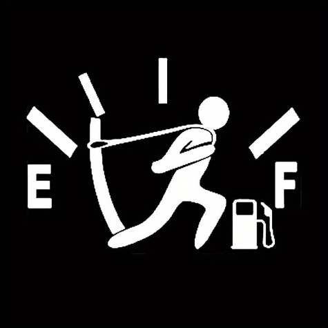 Наклейка на паливний бак "Хлопчик"