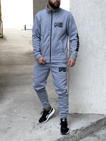 Чоловічий спортивний костюм Puma сірий