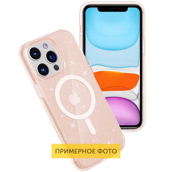 Чохол TPU Galaxy Sparkle (MagFit) для Apple iPhone 16 Plus (6.7") | Зображення 2