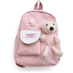 Рюкзак детский Evo-kids Small-Bear Pink (2418-1 Bear Pink)