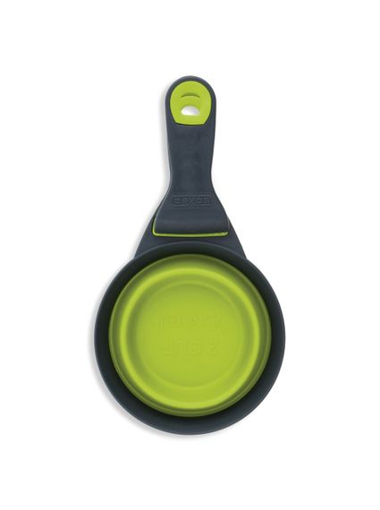 Мірний стакан для корму Dexas Collapsible KlipScoop складаний на кліпсі 480 мл зелений
