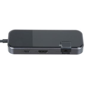 USB-хаб REMAX RU-U88 Type-C 6-в-1 сірий (MAW-37497_1691)