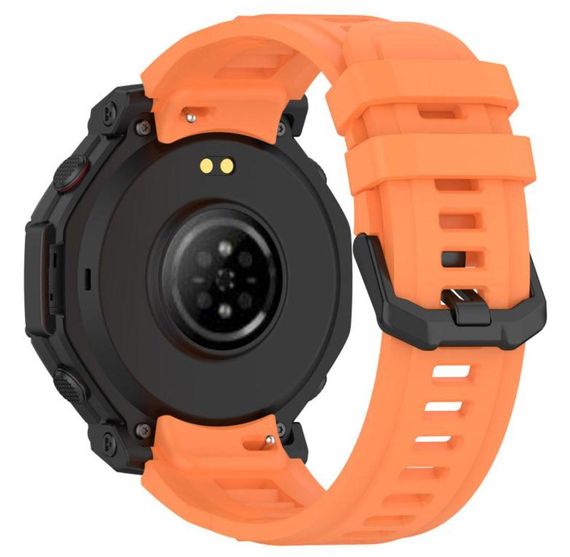 Силіконовий ремінець Primolux для смарт-годинника Amazfit T-Rex 3 Pro 48mm - Orange | Зображення 3