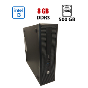 Комп'ютер HP ProDesk 600 G1 SFF / Intel Core i3-4170 (2 (4) ядра по 3.7 GHz) / 8 GB DDR3 / 500 GB HDD / Intel HD Graphics 4400 б/в