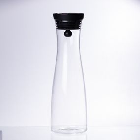 Стеклянный графин с крышкой 1.2 (л) для воды, сока, лимонада HP-19-43