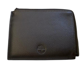 Мужской карманный кошелек кожаный с отделом для кредитных карт Timberland Темно-коричневый