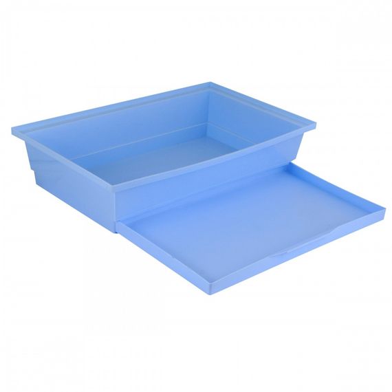 Піддон Природа для клітки гризунів великий світло-блакитний 44х27 см | Зображення 1
